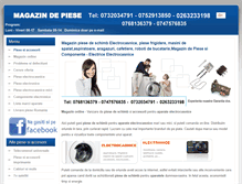 Tablet Screenshot of magazin-de-piese.ro